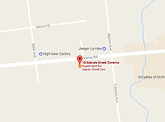 12 Islands Greek Taverna Location NJ